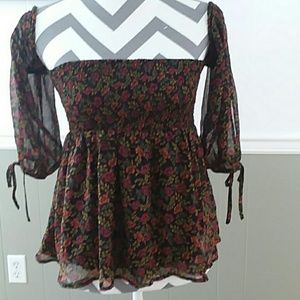 NWT American Eagle off the shoulder blouse S boho